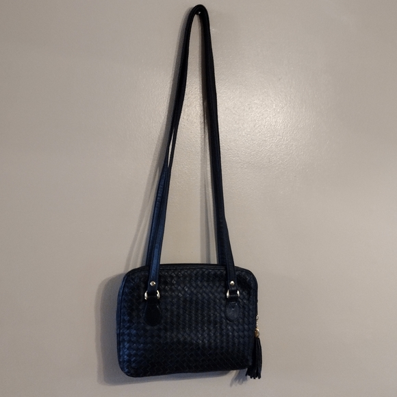 Allen Edwards Black Leather Crossbody - Picture 6 of 11